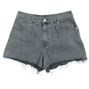 Express mom shorts super high rise size 10 black